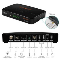 TV수신기 리모콘 크롬 Gtmedia V7 pro (모델 동영상 nuevo 실시간 포맷 V7s2xHD), 01 Beige