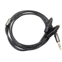 Sennheiser HD414 HD650 HD600 HD580 HD25 헤드폰 튼튼한 2M 교체 오디오 케이블, 하나, 보여진 바와 같이