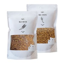 더하다 볶은 현미귀리차 SET 깨끗이 세척하고 증숙하여 볶아낸 현미 500g 귀리 500g 세트 국산 국내산 침출차, 500g+500g