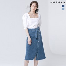 모르간 여성 데님 스커트 2종 세트