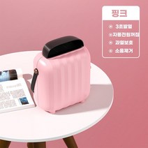 blackbur미니 온풍기 히터300w, 핑크