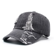 유니섹스 빈티지 워시 데님 면화 야구 모자 고민 된 찢어진 snapback 모자