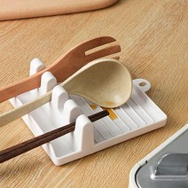 이놀 국자 냄비 뚜껑 거치대 조리도구 받침대, 화이트 [LK456], 1개