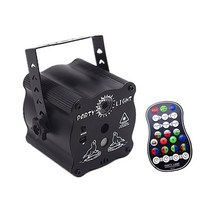 미니빔 프로젝터 스마트빔 캠핑 가정 rgb 디스코 빛 USB 무대 조명 음성 제어 나이트 클럽 파티 쇼 홈 파티 ktv에 대 한 led 레이저 효과 램프, a, 미국b cable powered