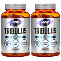 2병 Now Foods 나우 푸드 스포츠 트리블러스 1000 mg 180 타블렛, 180정