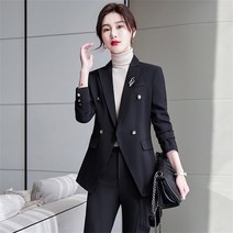 미스손 여성 슬림핏 심플 세미 정장 투피스 세트 Z65