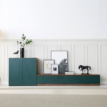 디오 2600 높은 수납장 거실장 세트 SGF075C, 멀바우