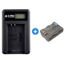 니콘 EN-EL3e LCD 호환충전기+배터리 D70 D50