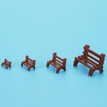 의자 테라리움 모형 아기자기한 5개 1 150 포레스 미니어쳐, 화이트
