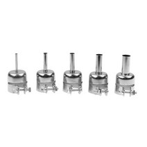 우드락 858D 솔더링 스테이션 건 팁 블로어 라운드 노즐 용 3-12mm 스테인레스 스틸 핫 에어 키트, 03 C Set