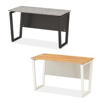 TP 멜론 1200 연결식책상, 블랙프레임:수입/콘크리트