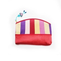 미라클몰/ 색동 투톤 라운드 파우치, 상세내용표시