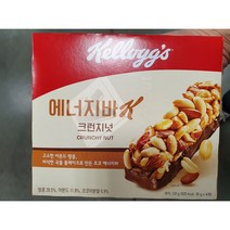 켈로그 에너지바K 크런치넛 120g(30g4입) 간단 한끼 식사 대용 아몬드 땅콩 곡물 플레이크 간식, 2개