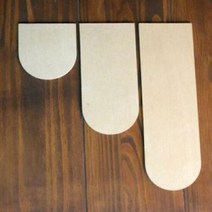 아트박스/디자인베이 [우드스티커] 우드어닝 20cm (컬러완제품), 네모어닝20cm:바다(우드)