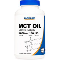 뉴트리코스트 MCT 오일 3000mg 150정