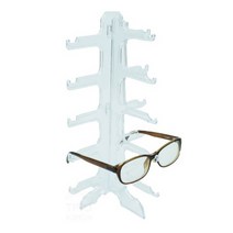 5단 투명 안경진열대 선글라스 거치대 전시대 수납함 보관함 다층 안경걸이 스탠드 진열장, 기본