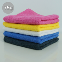 타올킹 업소용 75g 미용수건 10장 얇은 타월 운동센터 이발소, 분홍