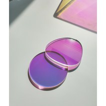 홀로그램 아크릴티코스터 홀로그램 컵받침, 원형, 5mm, 1개