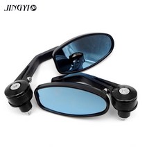 바이크 슈퍼커브 미러 후면보기 혼다 Cbr 1000Rr Pcx 2019 Cbr 125R Cb600 용 22mm 핸들 바 엔드 사이드 백미러, 검정