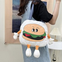 저렴한마라의 꿈 귀여운 햄버거 어깨에 매는 가방 여성 패션 창의적인 개성 있는 소녀 만화 대용량 달콤