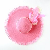 (GTP49152)인디언 썸머 리본 챙모자(핑크) (여성용)