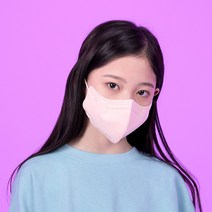 토드비 슈슈 새부리형 중형 주니어 2D 컬러마스크 M, 1box, 피치코랄