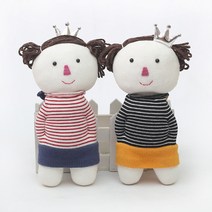 [펠트친구] 양말인형 제니(솜실바늘 포함), 블랙