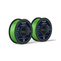 엔커메이크 3D 프린터 공식 필라멘트 PLA 밝은 녹색 라이트 그린 2팩 2kg AnkerMake, light green_PLA