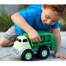 어린이 그린 재활용 트럭 장난감(덮개 개폐 가능) 버스 여아 재밌는