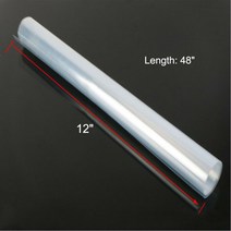 투명 비닐 천막 가림막 색조 필름 랩 1 롤 12x48 인치 자동 안개 미등 광택 헤드 라이트 액세서리 부품, 한개옵션0