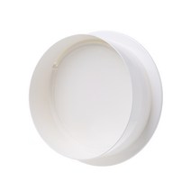 파이프 드래프트 차단기 배경 댐퍼 환기 덕트 인라인 추출기 팬 통풍구 B, 01 White_01 Dia.100mm, 01 White_01 Dia.100mm