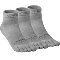 Aomagic 발가락 양말 고 운동용 러닝 다섯 손가락 다채로운 여성 남성용 부드럽고 편안함 경량 A# 3쌍-발목(청록색 플루오레세인 탠저린) 176180, 작은., E4109# 그레이