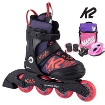 K2 마리 프로 오션 정품 아동 인라인스케이트+가방+보호대+헬멧 풀세트+5종사은품, 가방+보호대+헬멧-블루세트