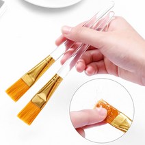 디엠몰 5P 얇은 미세모 나일론 팩브러쉬 팩붓 피부미용 모공팩 모델링팩 팩솔 미용브러쉬, 실버, 5EA