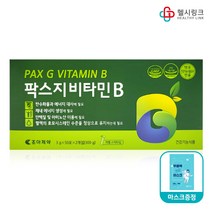 조아제약 팍스지 비타민B 식욕부진 체력저하 개선 영양제 약국전용상품, 100포+헬시링크 마스크 1팩