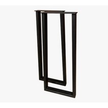 (높이94cm)홈바 테이블용 모던 블랙 다리 프레임 부속(2개 SET) 철제 부자재 부속품