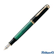 펠리컨 만년필 PELIKAN M800 그린 스트라이프 보틀 잉크 첨부, F