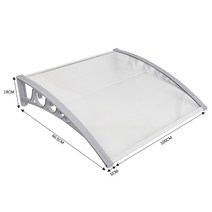 shade window door sun canopy 중공 시트 awning protection canopy awning 대피소 현관 앞 비 지붕 전망대 정원 hwc, 60x100cm, 협력사