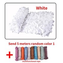 야외차양차광막그늘막 더블 보강 그물 사냥 훈련 네트 커버 자동차 텐트 멀티 사이즈, white+2x6m