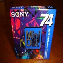 SONY MDW-74AL 74 min MiniDisc Limited Colour Collection Sapphire Blue, 1