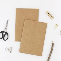 아트박스/지구나무 A5 크라프트 무지 노트, 본품