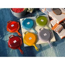 르 쿠르제스킬렛 23cm 6색상 르 쿠르제그릴팬, 블루blue