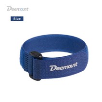 Deemount 자전거 나일론 후크 루프 테이프 자체 접착 스트랩 케이블 스레드 타이 펌프 병 밴드 손전등, 푸른, 없음
