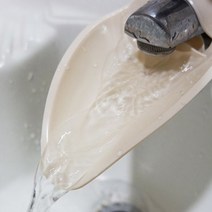 어린이 수도꼭지연장탭 흰색 세면대연장탭 어린이세면대 세면대연장