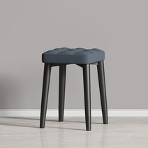 화장대 의자 간이 보조 인테리어 북유럽 티테이블 예쁜 엔틱 작은, 블루