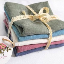 데코탑 피그먼트 라미 린넨 3컬러 21수 고급 마직 대폭 원단 천 그레이 블루 아이보리, 21수다크그레이