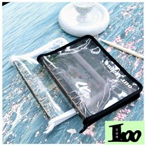 oth A5 6공 지퍼 바인더북 커버 1P 다이어리 PVC커버 덮개, 블랙