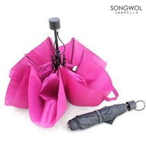 송월 3단우산 미니하운드체크
