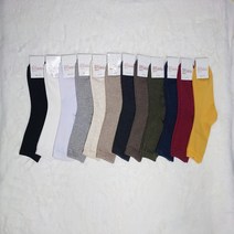 인따르시아 골지 양말 남자 여자 무지 골지 중목 장목 국산 기본 면 100 순면 양말