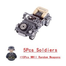 호환블럭 중국레고테크닉 WW2 밀리터리 Panzerkampfwagen IV M4a2 Sd kfz 250 군인 피규어 빌딩 블록 무기 총 부품 탱크 육군 액세서리 브릭 완구, 딥 블루